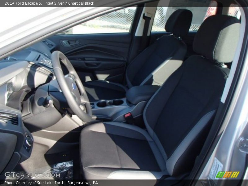 Ingot Silver / Charcoal Black 2014 Ford Escape S