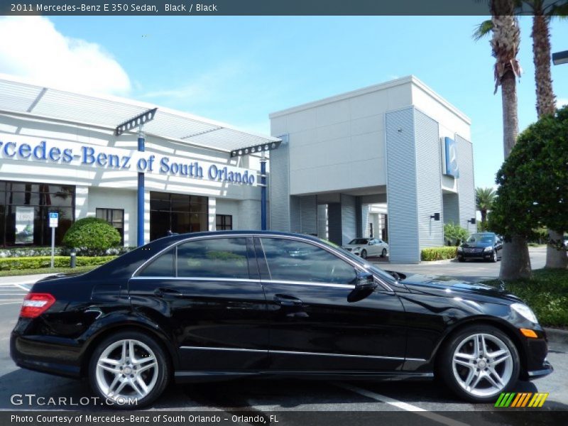 Black / Black 2011 Mercedes-Benz E 350 Sedan