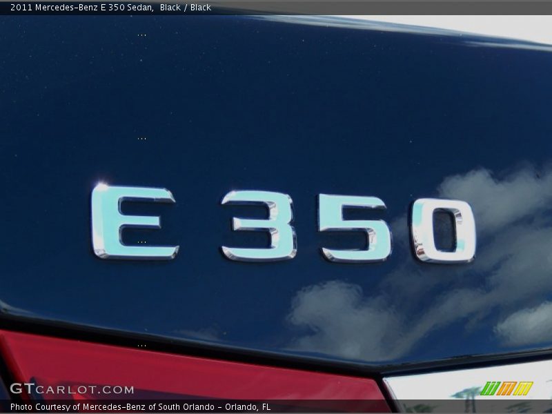 Black / Black 2011 Mercedes-Benz E 350 Sedan