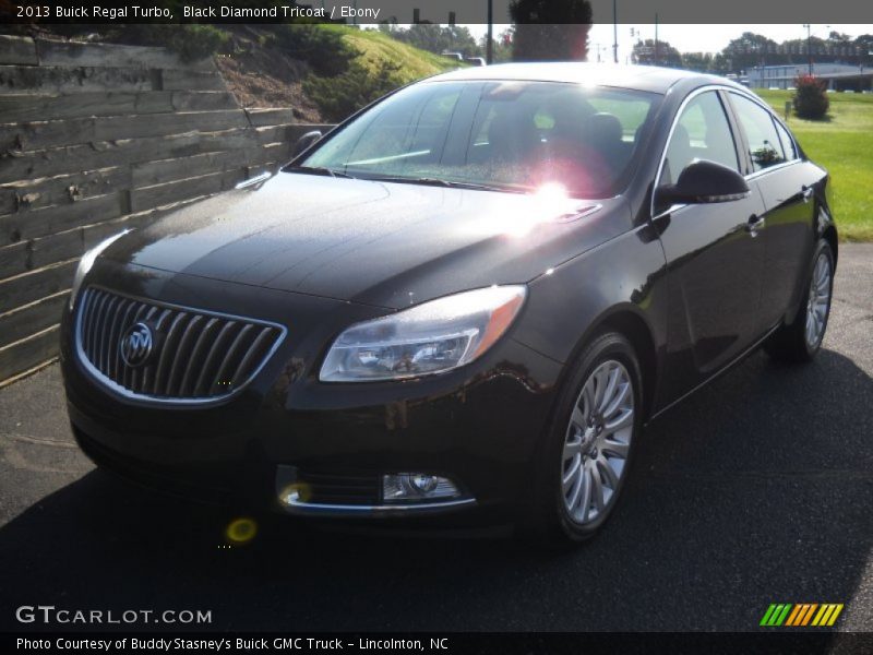 Black Diamond Tricoat / Ebony 2013 Buick Regal Turbo