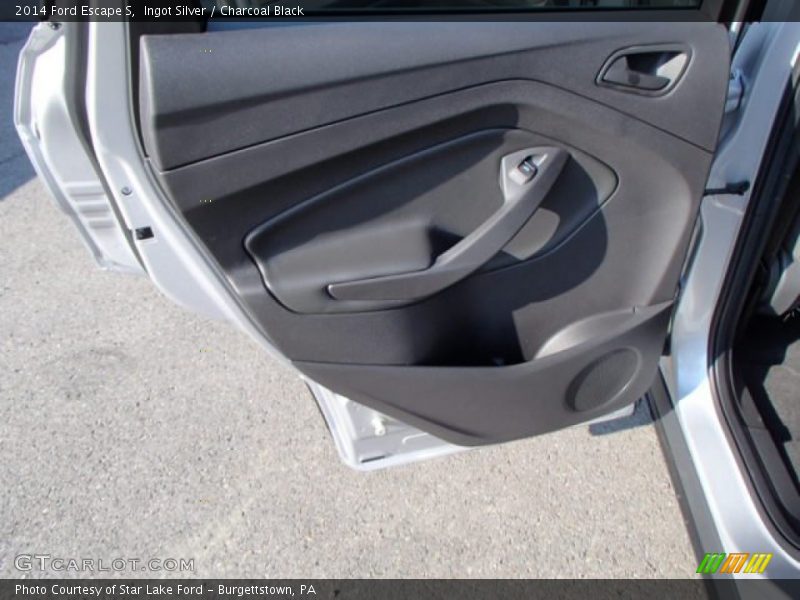 Ingot Silver / Charcoal Black 2014 Ford Escape S