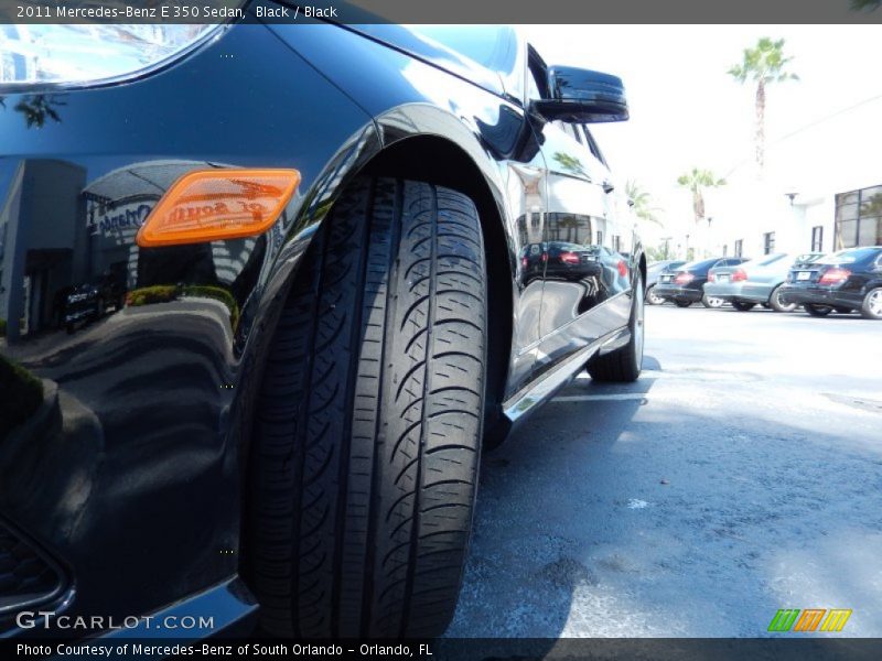 Black / Black 2011 Mercedes-Benz E 350 Sedan