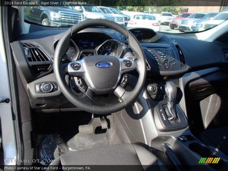 Ingot Silver / Charcoal Black 2014 Ford Escape S