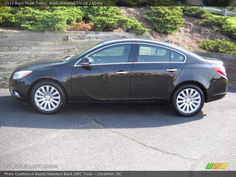 Black Diamond Tricoat / Ebony 2013 Buick Regal Turbo