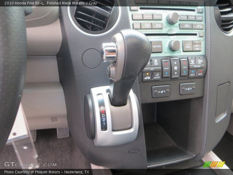 Polished Metal Metallic / Gray 2010 Honda Pilot EX-L