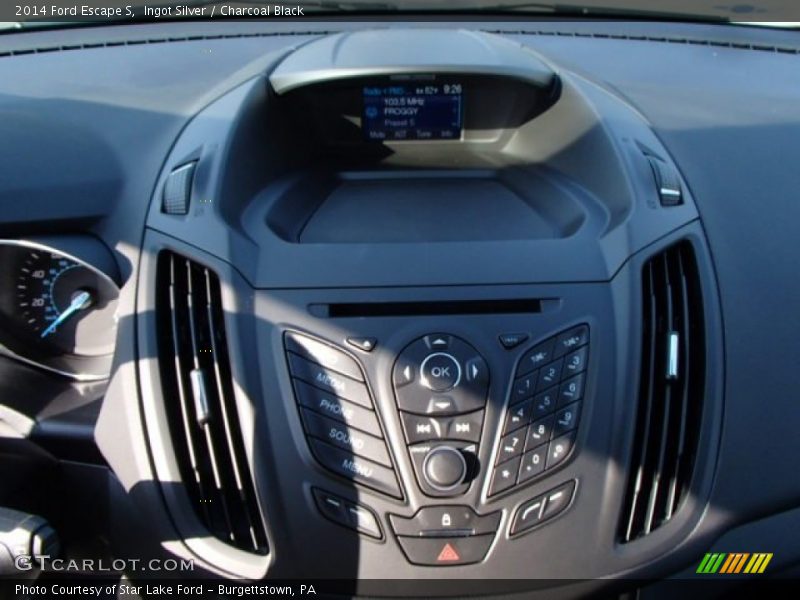 Ingot Silver / Charcoal Black 2014 Ford Escape S