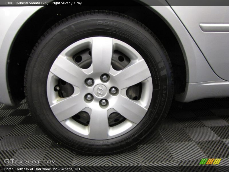 Bright Silver / Gray 2008 Hyundai Sonata GLS