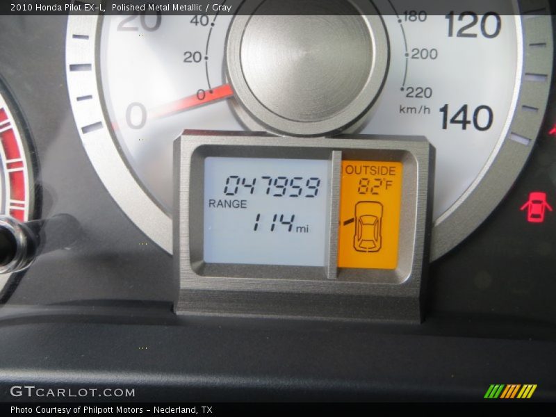 Polished Metal Metallic / Gray 2010 Honda Pilot EX-L