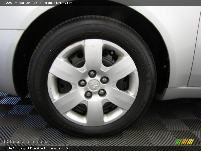 Bright Silver / Gray 2008 Hyundai Sonata GLS