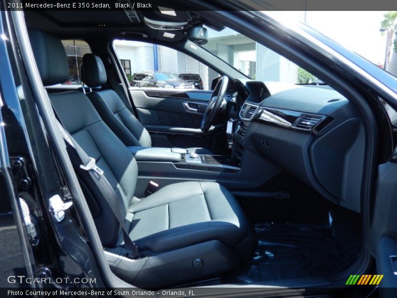 Black / Black 2011 Mercedes-Benz E 350 Sedan