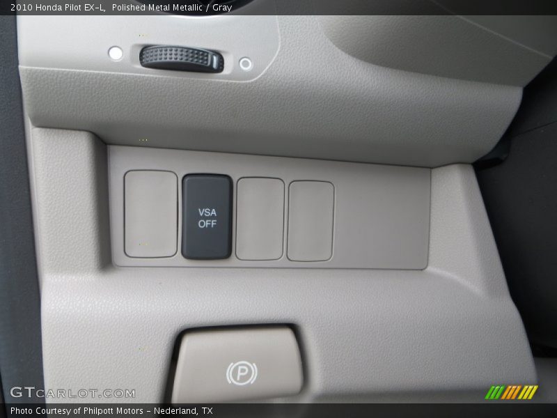 Polished Metal Metallic / Gray 2010 Honda Pilot EX-L
