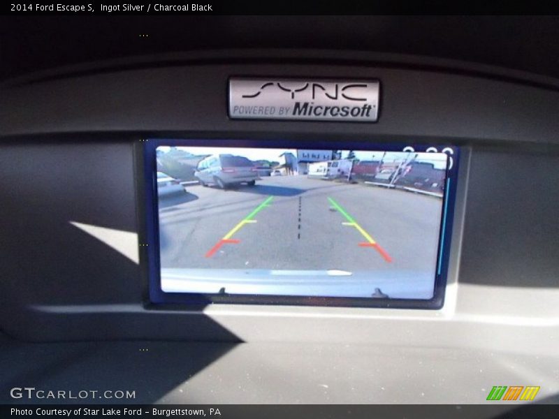 Ingot Silver / Charcoal Black 2014 Ford Escape S