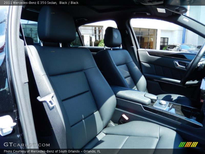 Black / Black 2011 Mercedes-Benz E 350 Sedan