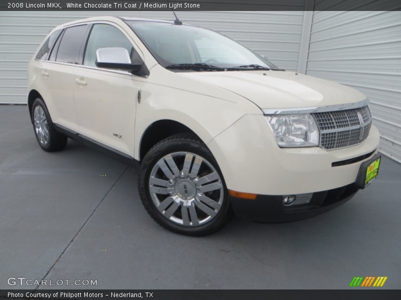 White Chocolate Tri Coat / Medium Light Stone 2008 Lincoln MKX