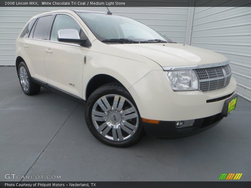 White Chocolate Tri Coat / Medium Light Stone 2008 Lincoln MKX