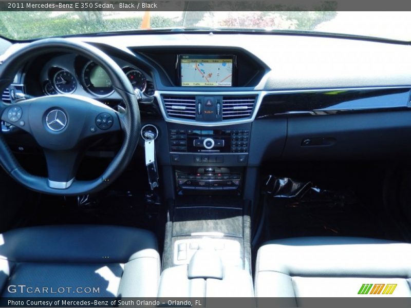 Black / Black 2011 Mercedes-Benz E 350 Sedan