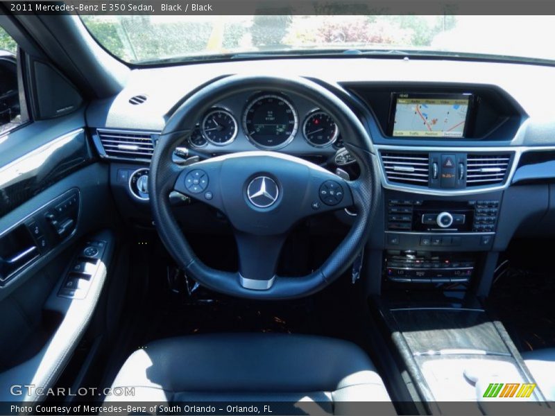 Black / Black 2011 Mercedes-Benz E 350 Sedan