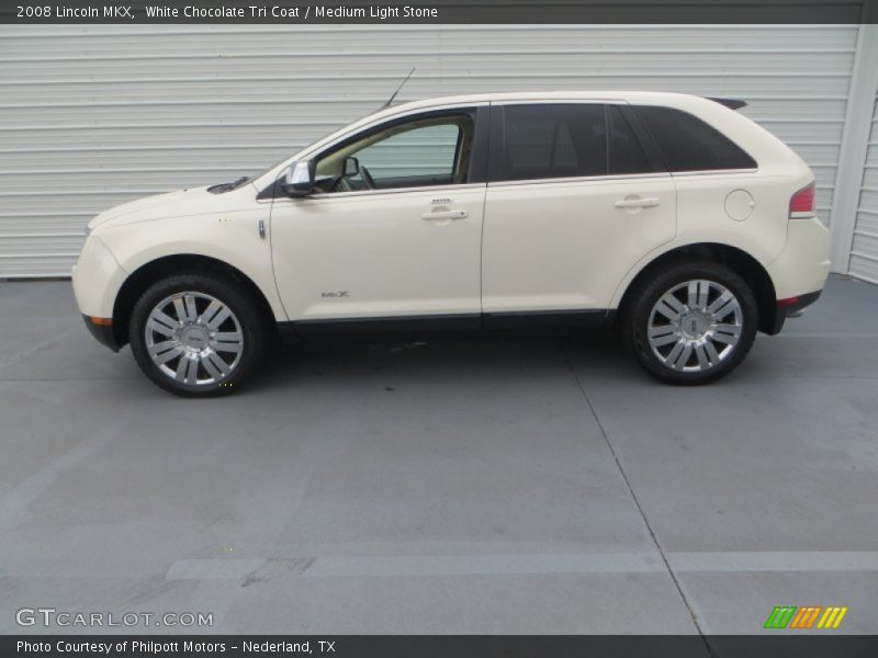 White Chocolate Tri Coat / Medium Light Stone 2008 Lincoln MKX