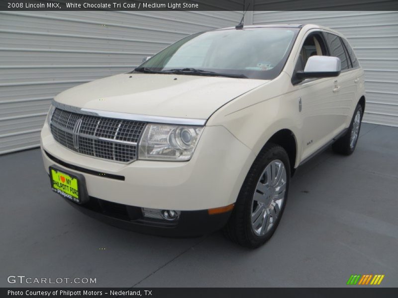 White Chocolate Tri Coat / Medium Light Stone 2008 Lincoln MKX