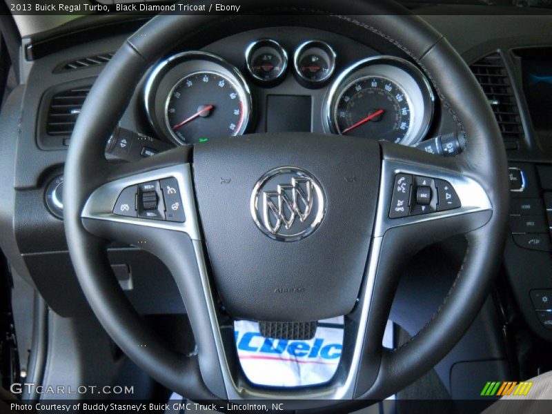 Black Diamond Tricoat / Ebony 2013 Buick Regal Turbo