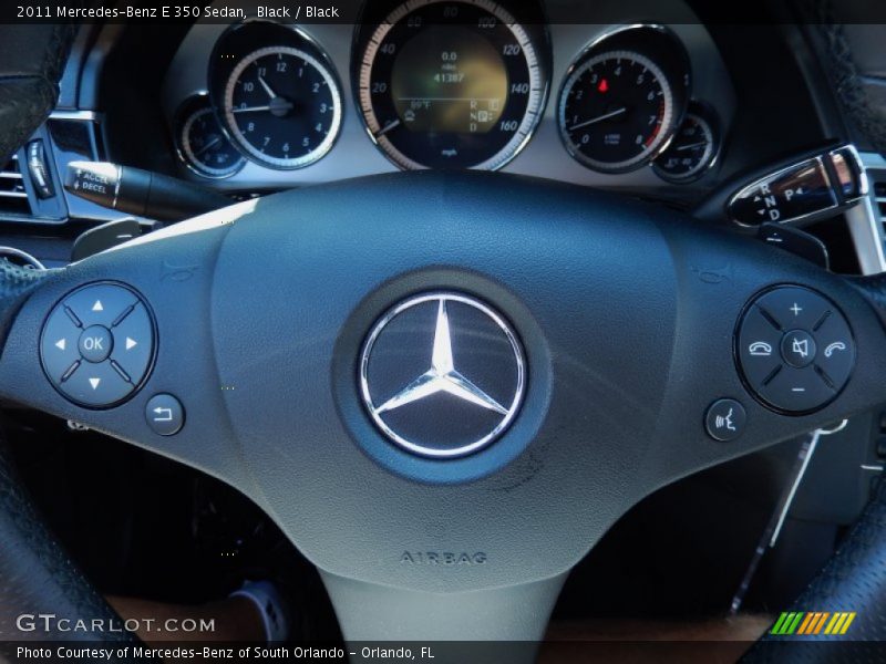 Black / Black 2011 Mercedes-Benz E 350 Sedan