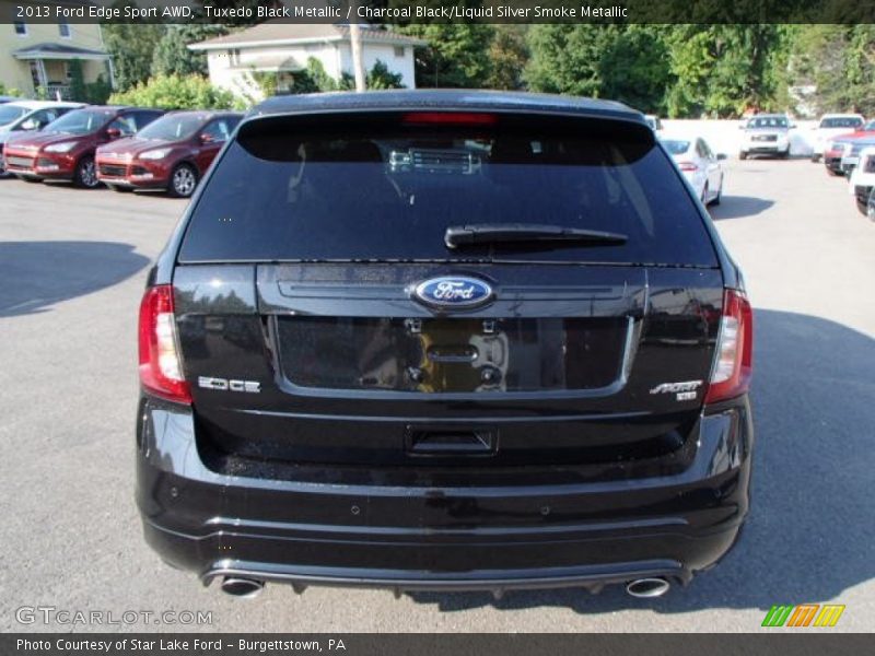 Tuxedo Black Metallic / Charcoal Black/Liquid Silver Smoke Metallic 2013 Ford Edge Sport AWD
