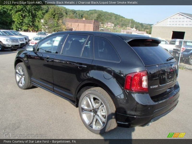Tuxedo Black Metallic / Charcoal Black/Liquid Silver Smoke Metallic 2013 Ford Edge Sport AWD