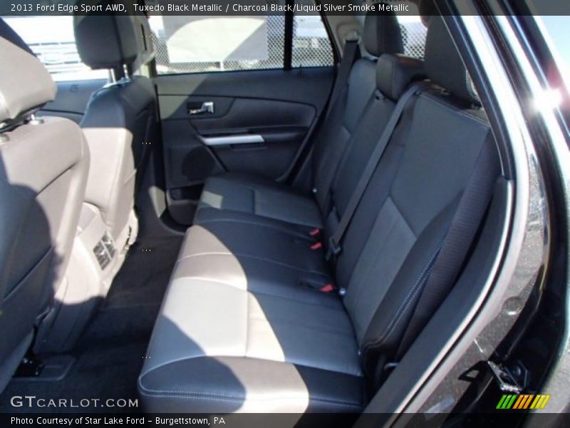 Tuxedo Black Metallic / Charcoal Black/Liquid Silver Smoke Metallic 2013 Ford Edge Sport AWD