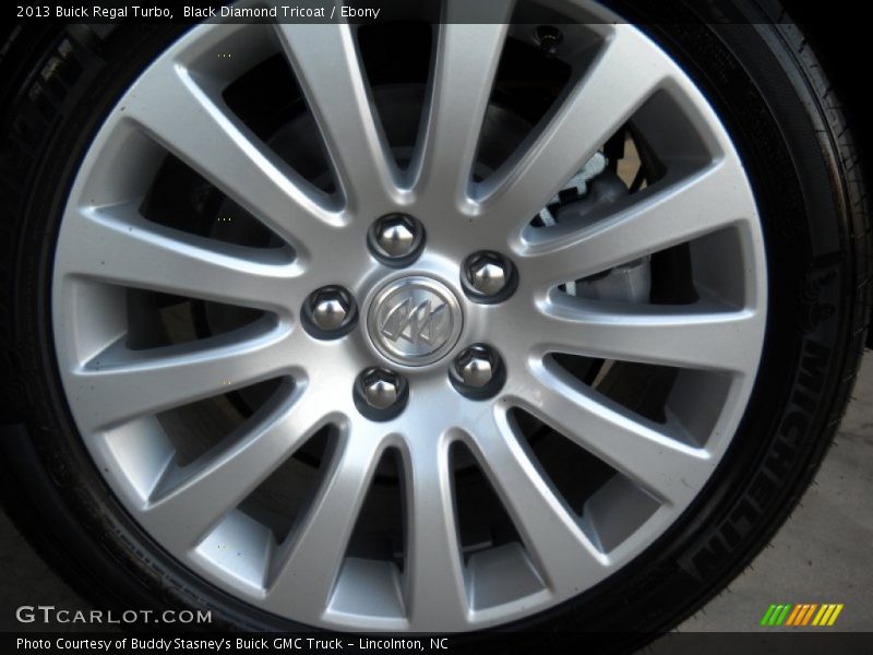 Black Diamond Tricoat / Ebony 2013 Buick Regal Turbo