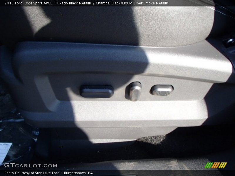 Tuxedo Black Metallic / Charcoal Black/Liquid Silver Smoke Metallic 2013 Ford Edge Sport AWD