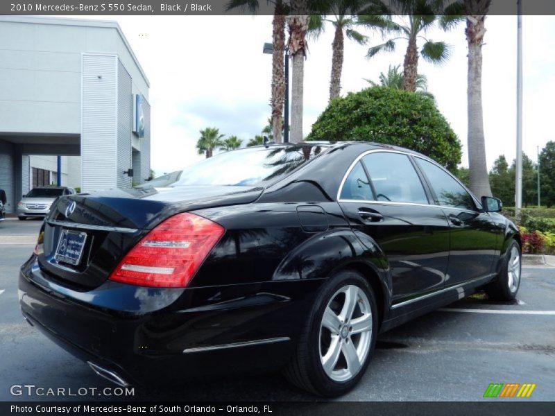 Black / Black 2010 Mercedes-Benz S 550 Sedan