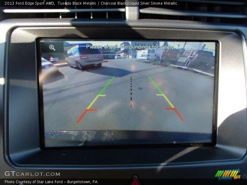 Tuxedo Black Metallic / Charcoal Black/Liquid Silver Smoke Metallic 2013 Ford Edge Sport AWD