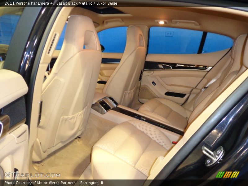 Basalt Black Metallic / Luxor Beige 2011 Porsche Panamera 4