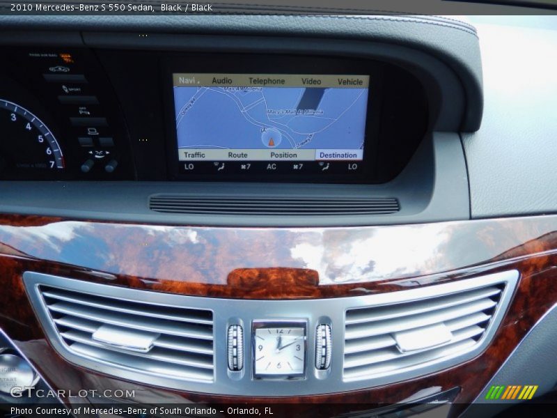 Black / Black 2010 Mercedes-Benz S 550 Sedan