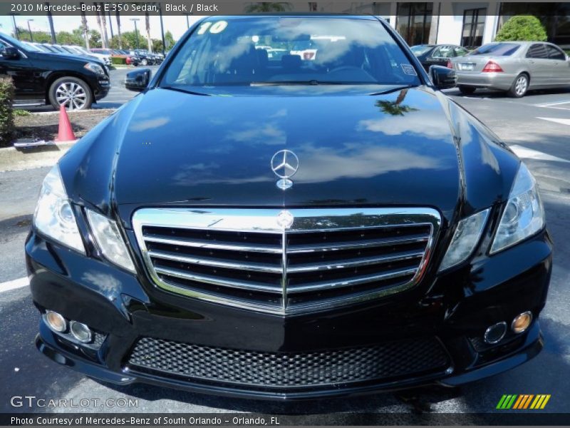 Black / Black 2010 Mercedes-Benz E 350 Sedan