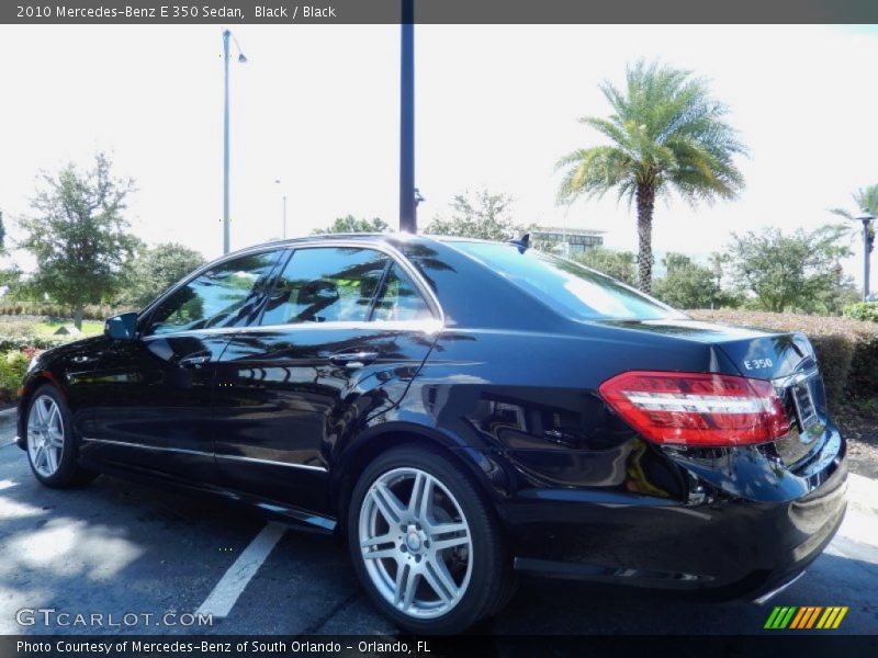 Black / Black 2010 Mercedes-Benz E 350 Sedan