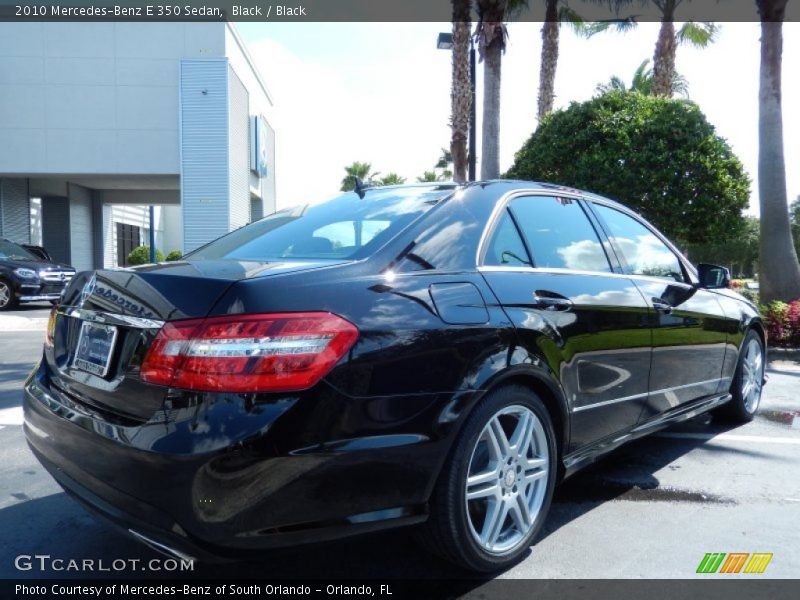 Black / Black 2010 Mercedes-Benz E 350 Sedan
