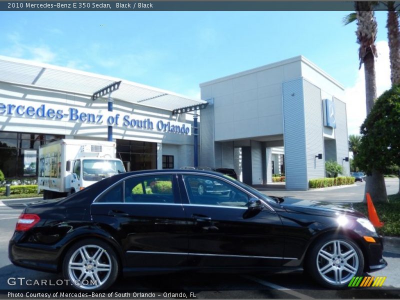 Black / Black 2010 Mercedes-Benz E 350 Sedan