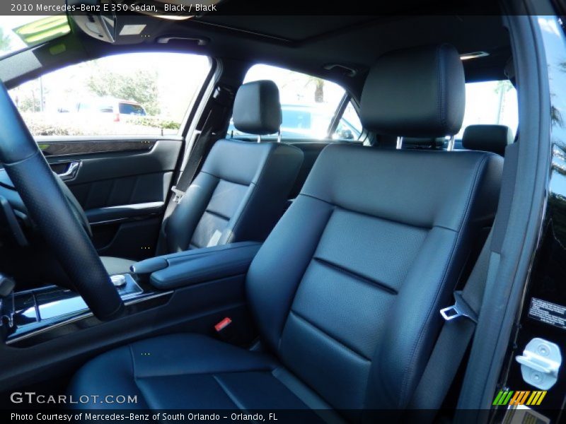 Black / Black 2010 Mercedes-Benz E 350 Sedan