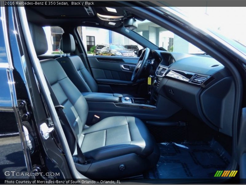 Black / Black 2010 Mercedes-Benz E 350 Sedan