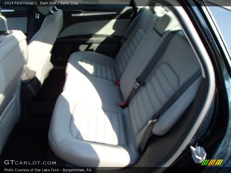 Rear Seat of 2014 Fusion S