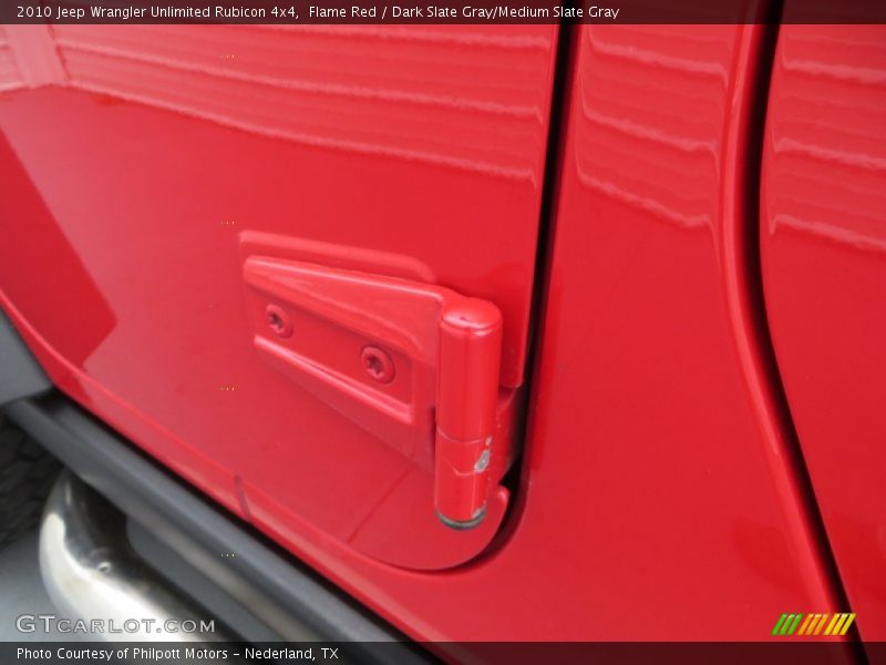 Flame Red / Dark Slate Gray/Medium Slate Gray 2010 Jeep Wrangler Unlimited Rubicon 4x4