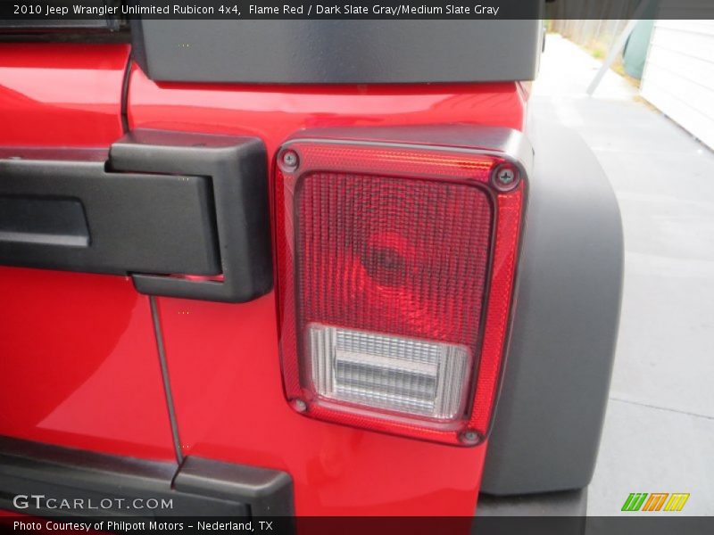 Flame Red / Dark Slate Gray/Medium Slate Gray 2010 Jeep Wrangler Unlimited Rubicon 4x4
