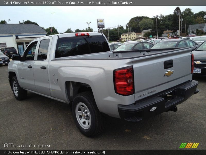 Silver Ice Metallic / Jet Black/Dark Ash 2014 Chevrolet Silverado 1500 WT Double Cab