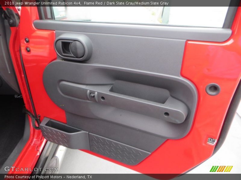 Flame Red / Dark Slate Gray/Medium Slate Gray 2010 Jeep Wrangler Unlimited Rubicon 4x4
