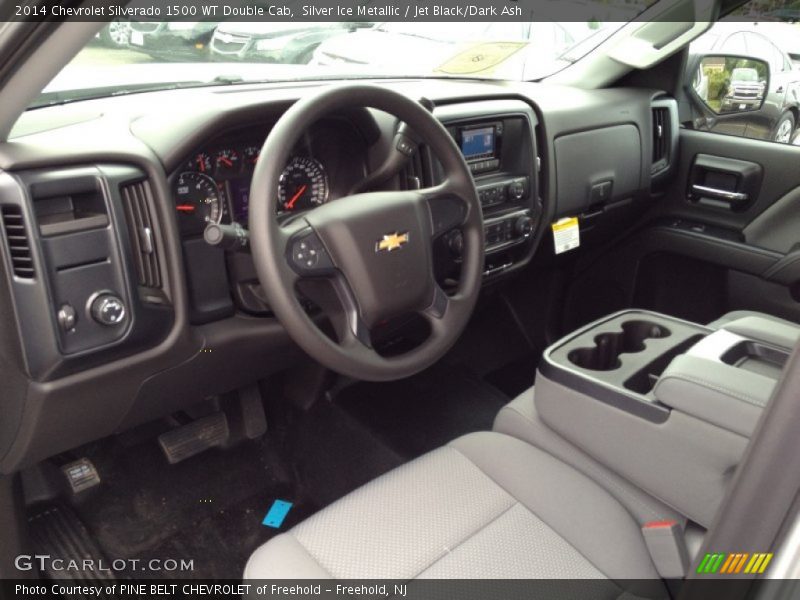  2014 Silverado 1500 WT Double Cab Jet Black/Dark Ash Interior