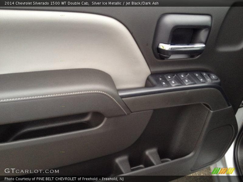Silver Ice Metallic / Jet Black/Dark Ash 2014 Chevrolet Silverado 1500 WT Double Cab