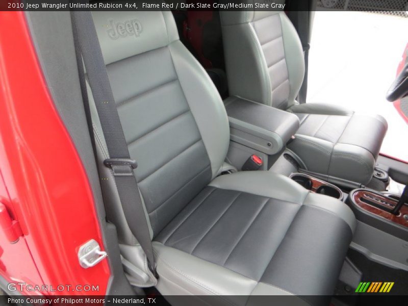 Flame Red / Dark Slate Gray/Medium Slate Gray 2010 Jeep Wrangler Unlimited Rubicon 4x4