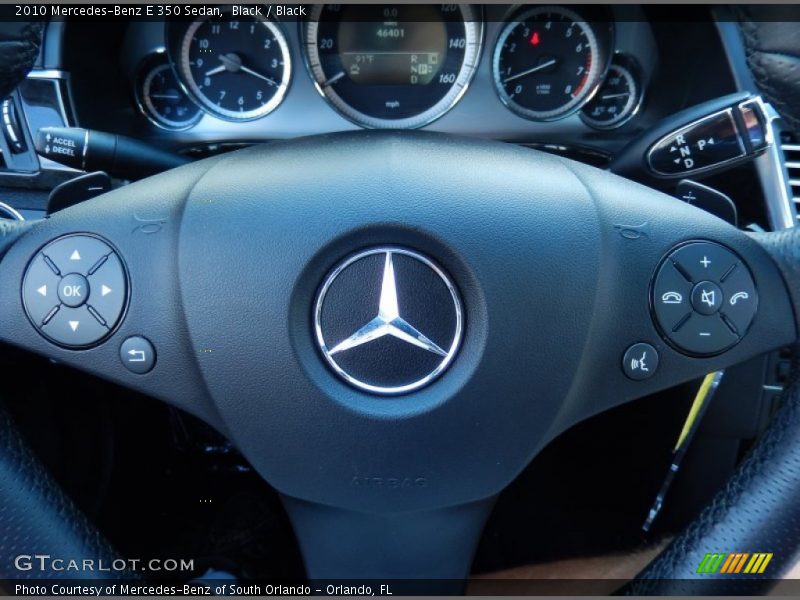 Black / Black 2010 Mercedes-Benz E 350 Sedan