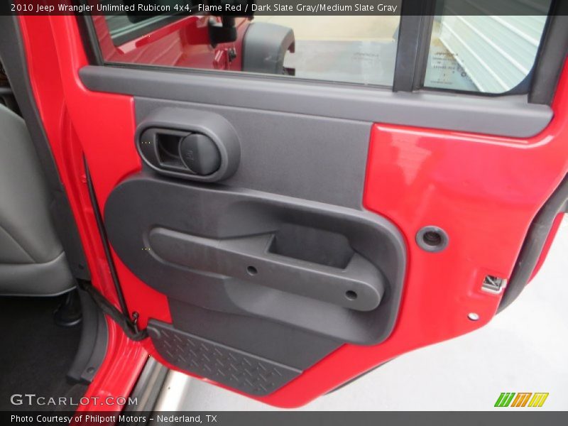 Flame Red / Dark Slate Gray/Medium Slate Gray 2010 Jeep Wrangler Unlimited Rubicon 4x4